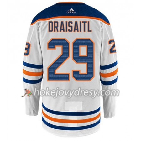 Pánské Hokejový Dres Edmonton Oilers LEON DRAISAITL 29 Adidas Bílá Authentic
